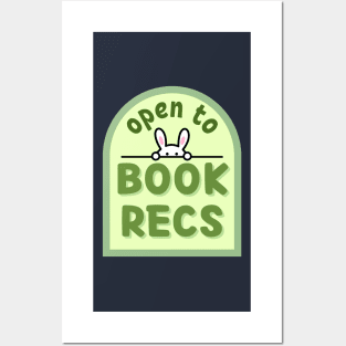 Open to book recs Posters and Art